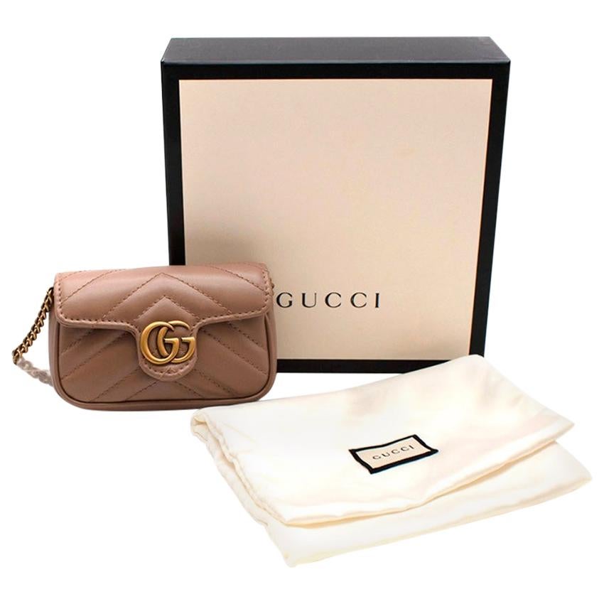 Gucci GG Marmont Micro Leather Shoulder Bag	