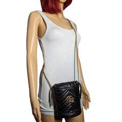 Gucci GG Marmont Mini Bucket Crossbody Bag