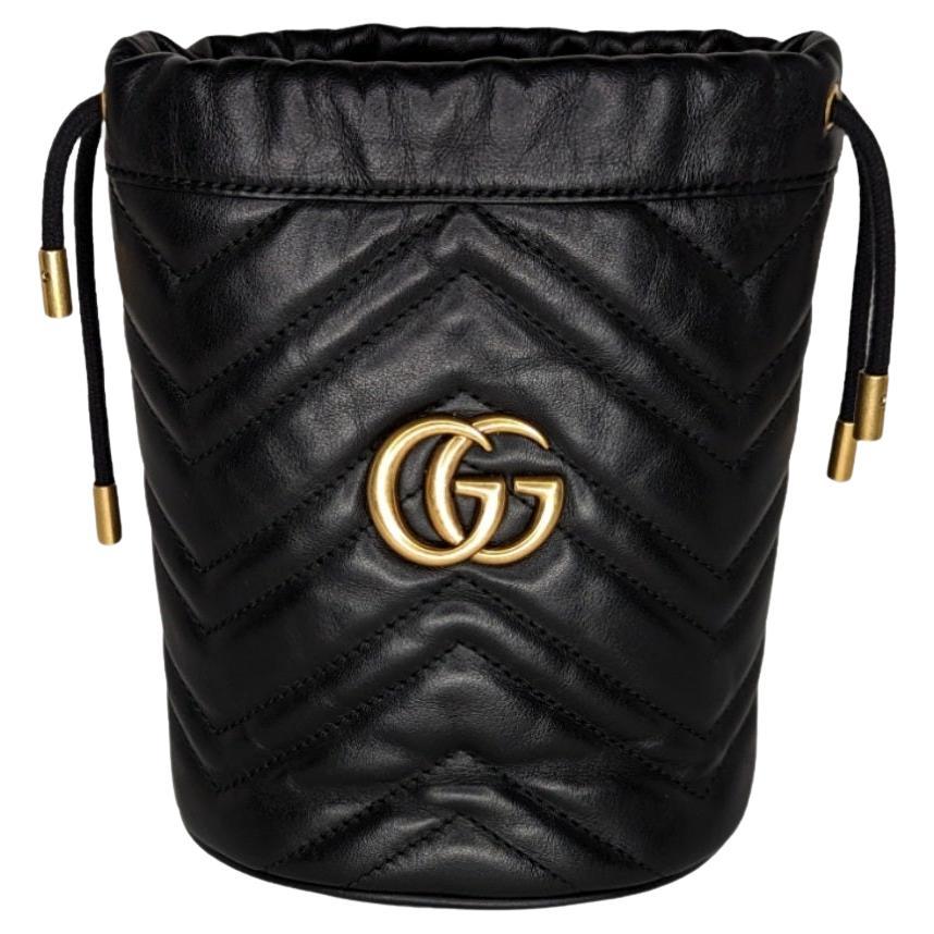 Gucci GG Marmont Mini Bucket Crossbody Bag