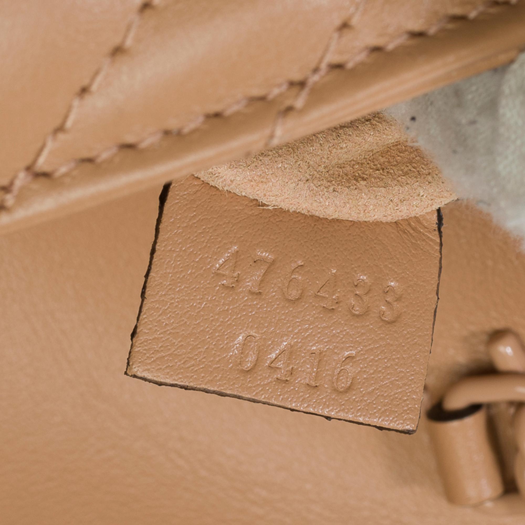 Gucci GG Marmont Mini shoulder bag in beige quilted leather , BHW 2