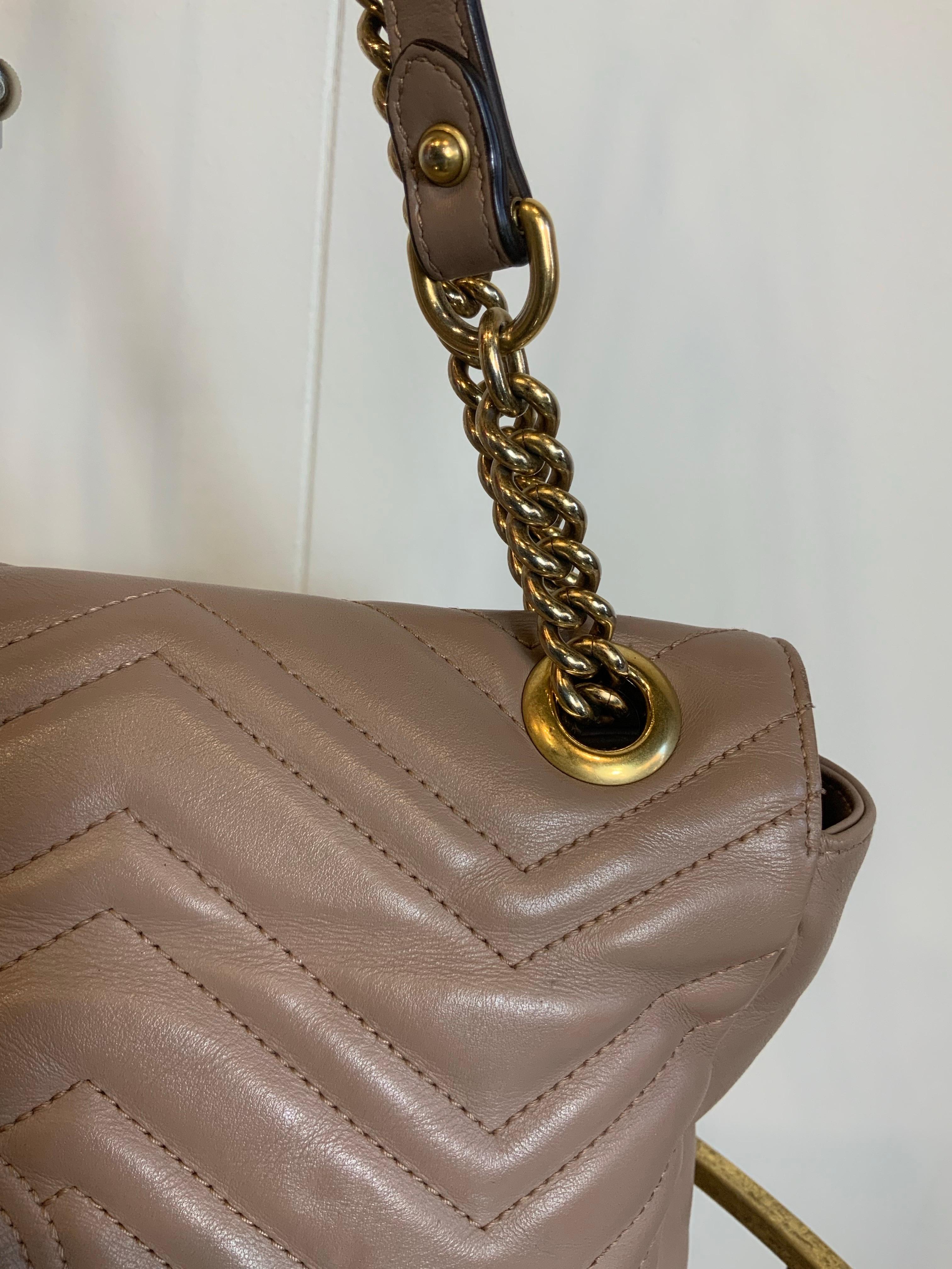 Gucci GG Marmont pink Shoulder Bag For Sale 2