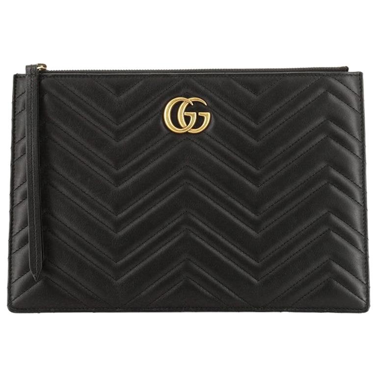 Gucci GG Marmont Pouch Matelasse Leather