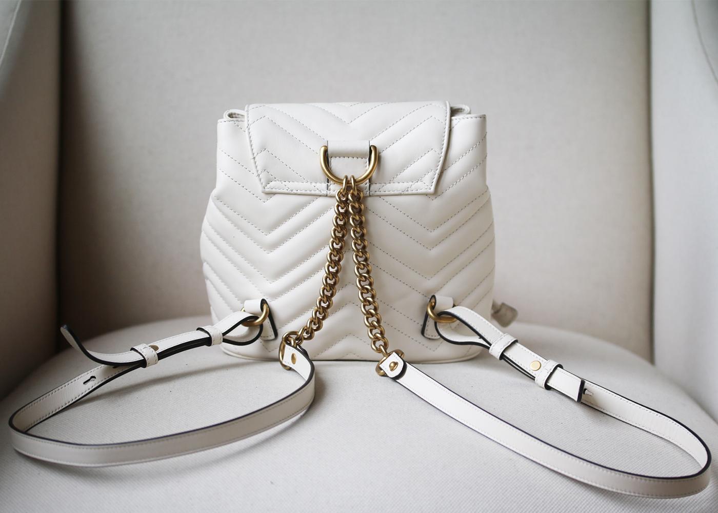 gucci quilted backpack