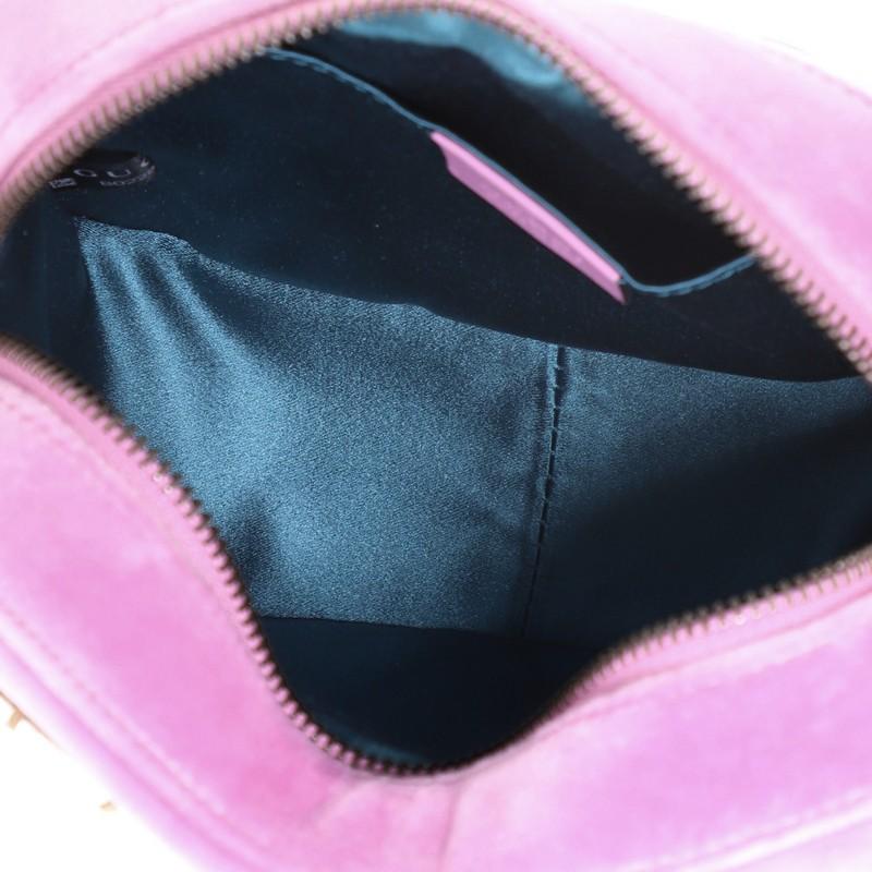 Women's or Men's Gucci GG Marmont Shoulder Bag Crystal Embellished Matelasse Velvet Mini