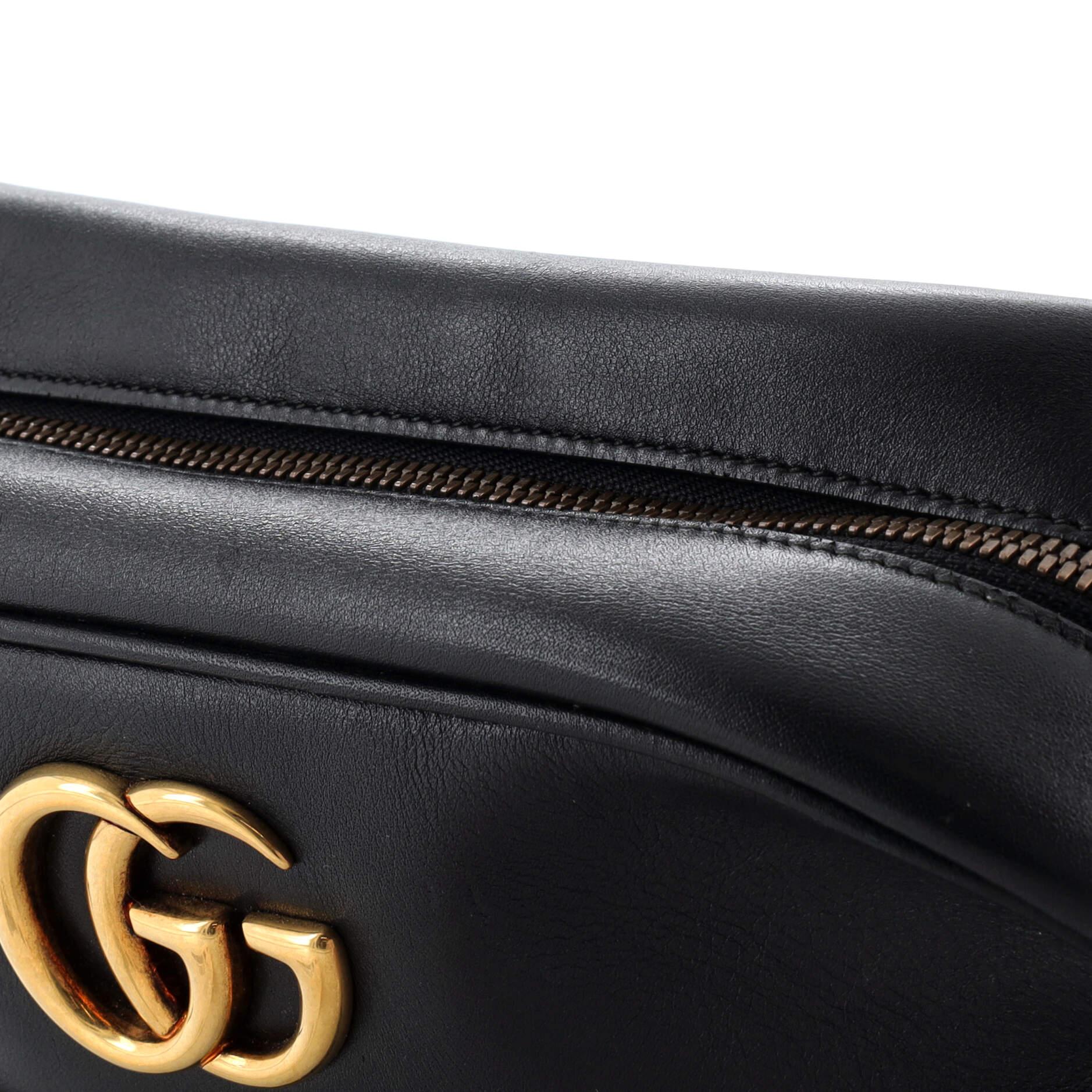 Gucci GG Marmont Shoulder Bag GucciGhost Matelasse Leather Medium For Sale 2