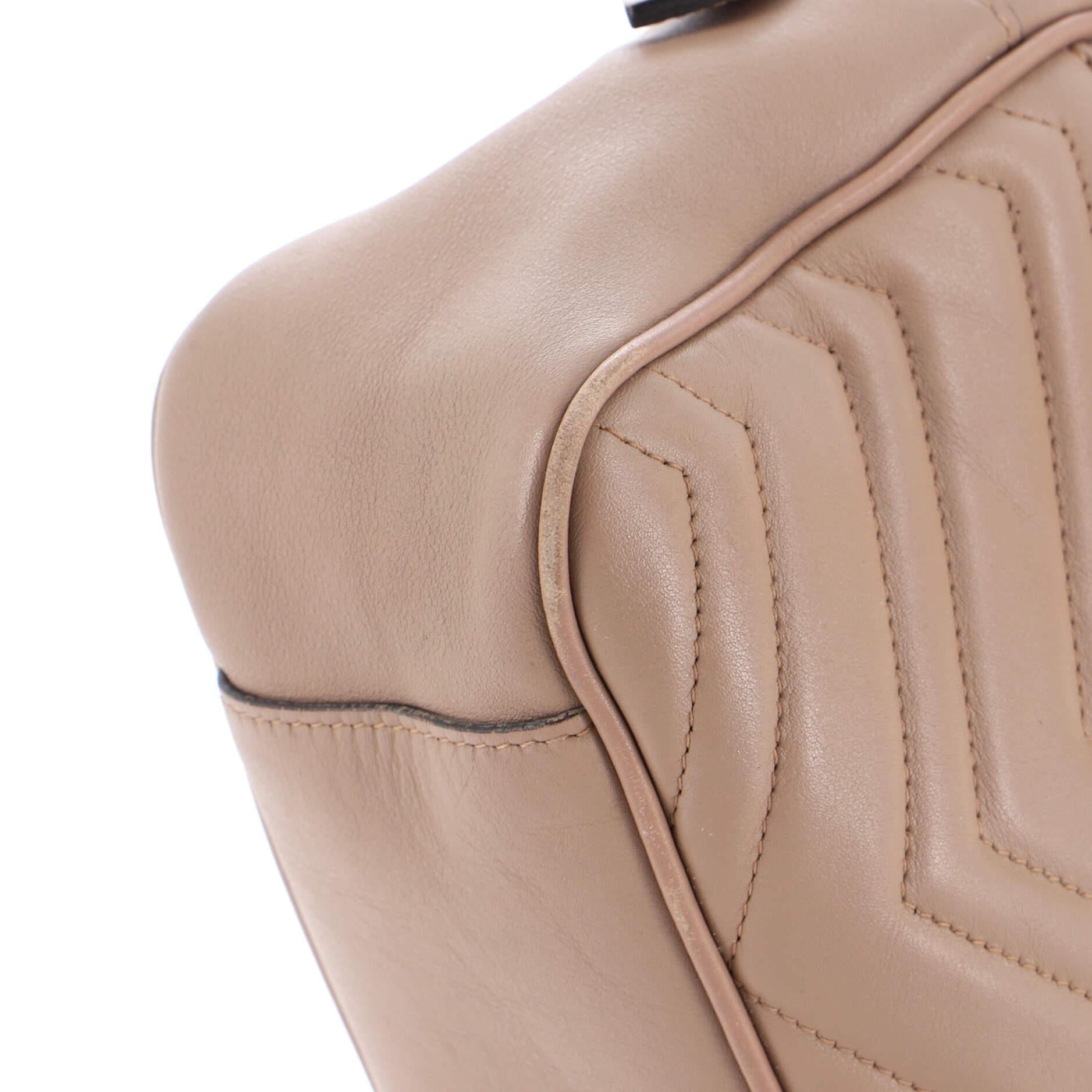 Gucci GG Marmont Shoulder Bag Matelasse Leather Medium For Sale 2
