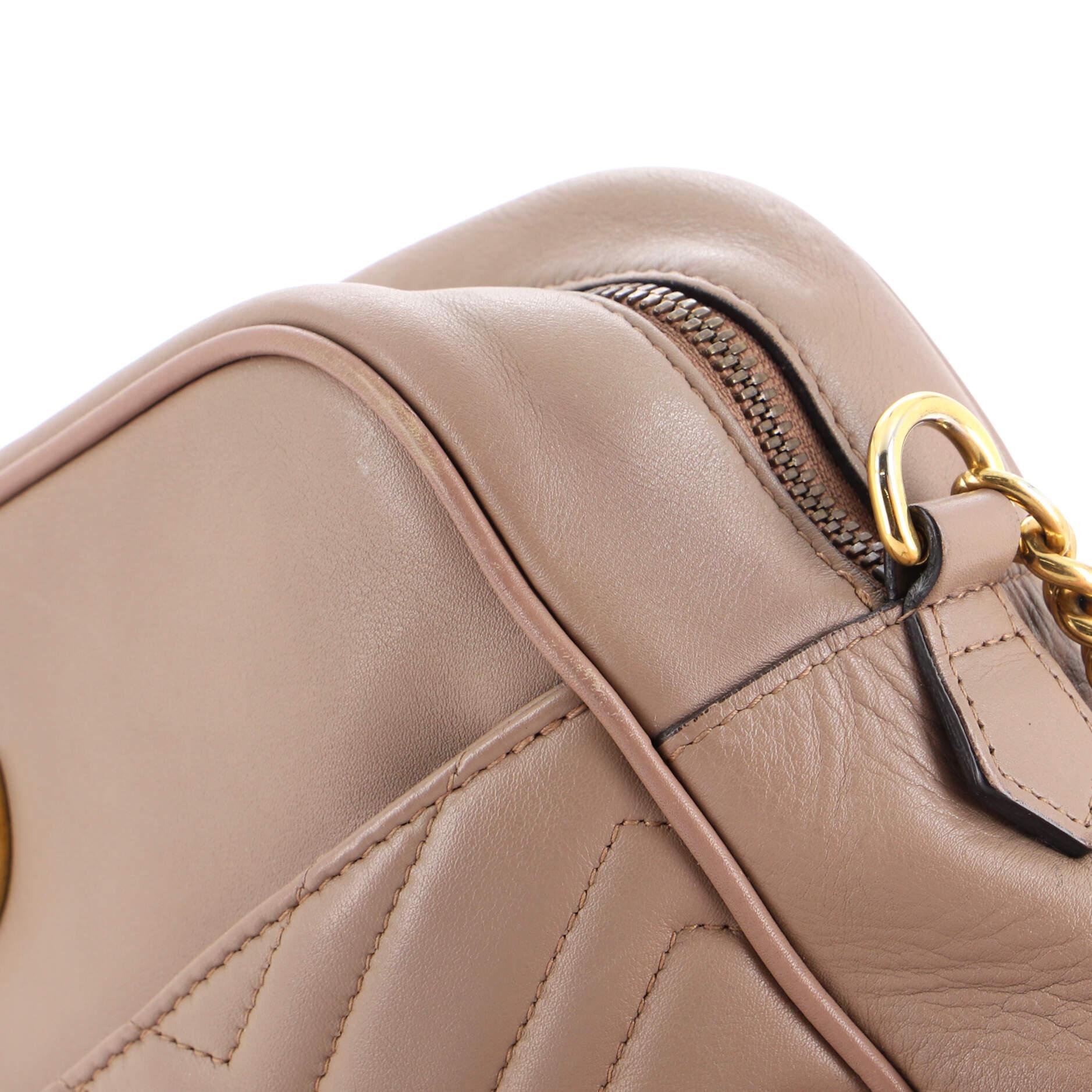 Gucci GG Marmont Shoulder Bag Matelasse Leather Medium For Sale 3