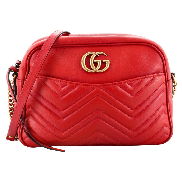 Gucci GG Marmont Shoulder Bag Matelasse Leather Medium at 1stDibs