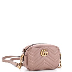 Gucci GG Marmont Shoulder Bag Matelasse Leather Mini