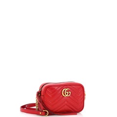 Gucci GG - Sac à bandoulière en cuir matelassé Marmont Mini