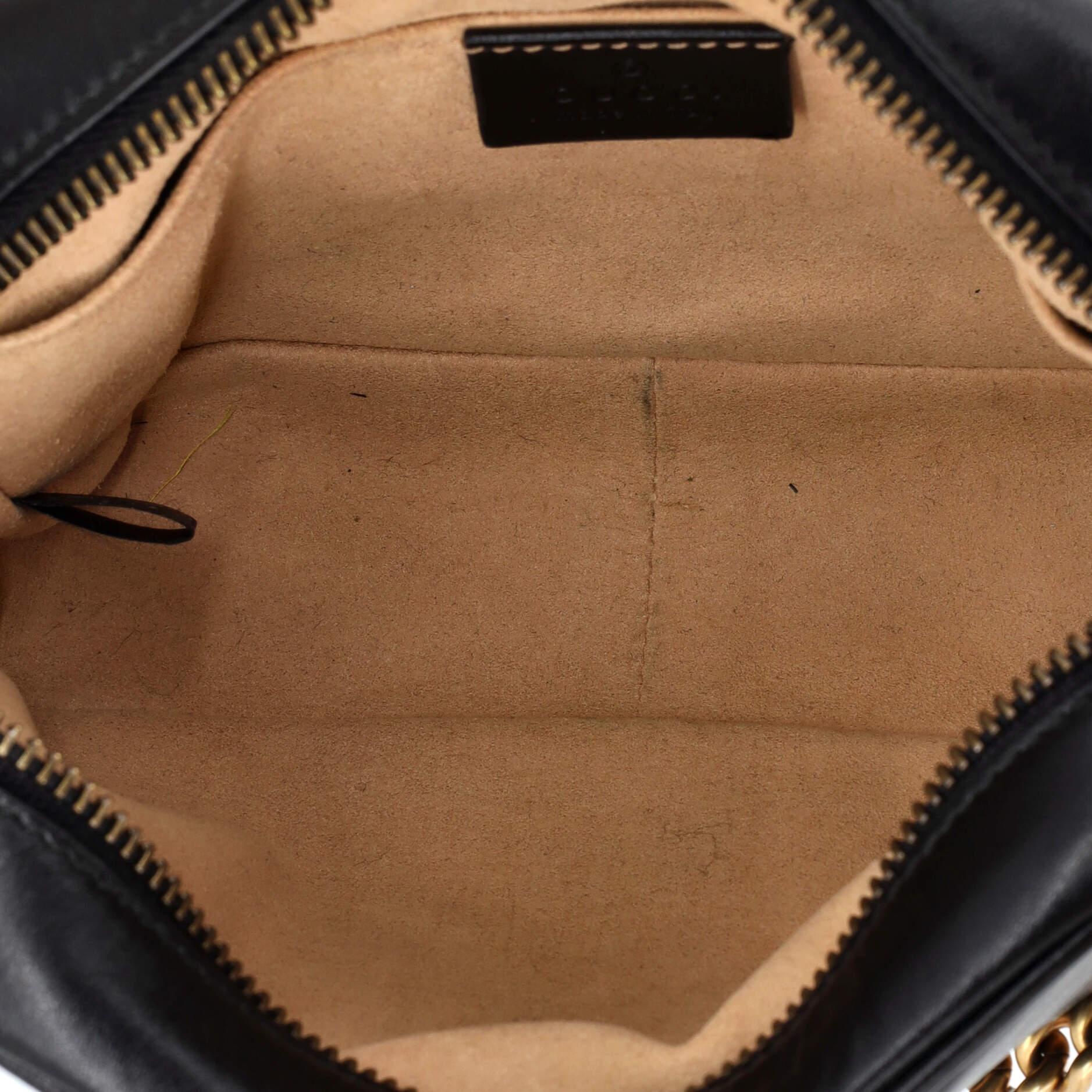Gucci GG Marmont Shoulder Bag Matelasse Leather Mini 1