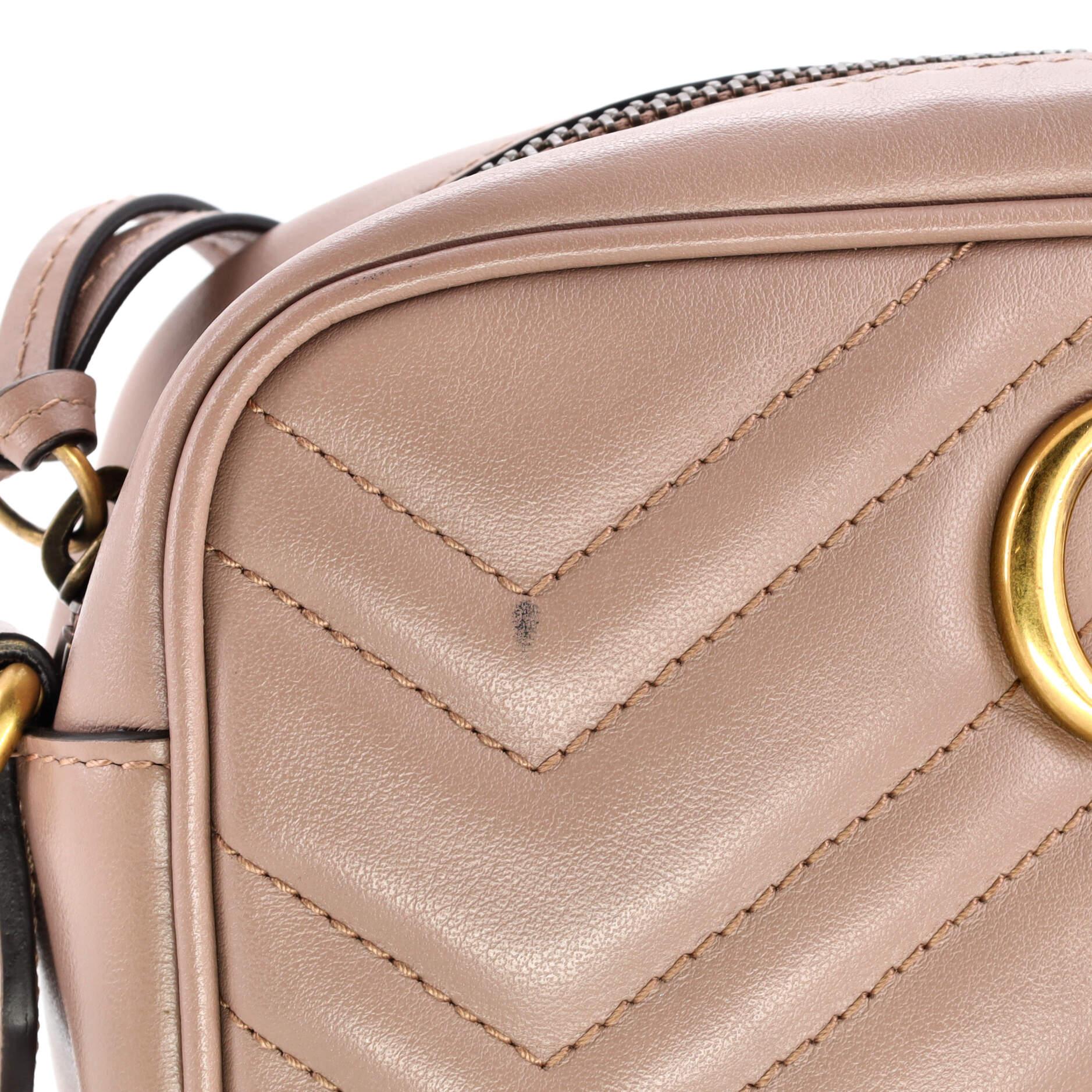 Gucci GG Marmont Shoulder Bag Matelasse Leather Mini For Sale 2
