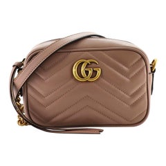 Gucci GG Marmont Shoulder Bag Matelasse Leather Mini