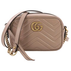 Gucci GG Marmont Shoulder Bag Matelasse Leather Mini