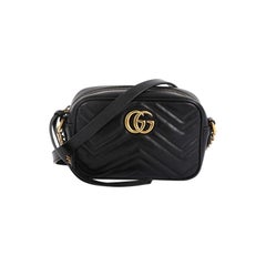 Gucci GG Marmont Shoulder Bag Matelasse Leather Mini