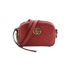 Gucci GG Marmont Shoulder Bag Matelasse Leather Mini