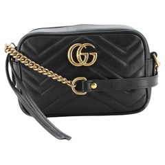 Gucci GG Sac à bandoulière Marmont Mini en cuir matelassé