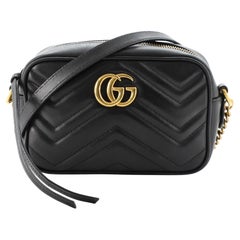 Gucci GG Marmont Shoulder Bag Matelasse Leather Mini