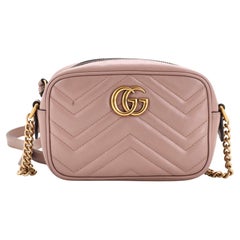 Gucci GG Marmont Shoulder Bag Matelasse Leather Mini