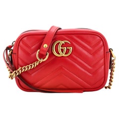 Gucci GG Marmont Shoulder Bag Matelasse Leather Mini