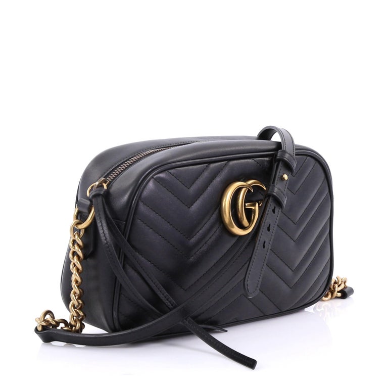 Gucci GG Marmont Shoulder Bag Matelasse Leather Small at 1stdibs
