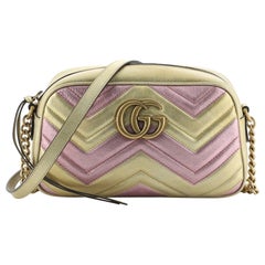 Gucci GG Marmont Shoulder Bag Matelasse Leather Small