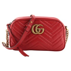Gucci GG Marmont Shoulder Bag Matelasse Leather Small