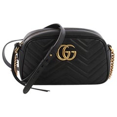 Gucci GG Marmont Shoulder Bag Matelasse Leather Small