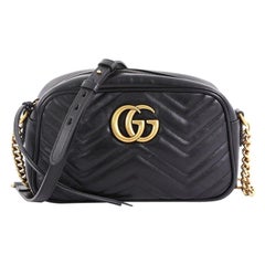 Gucci GG Marmont Shoulder Bag Matelasse Leather Small