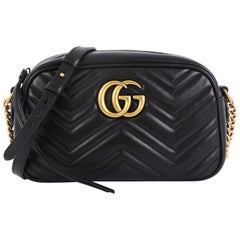 Gucci GG Marmont Shoulder Bag Matelasse Leather Small