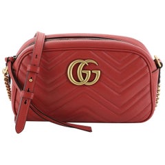 Gucci GG Marmont Shoulder Bag Matelasse Leather Small