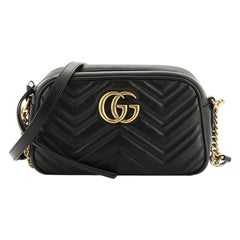 Gucci GG Marmont Shoulder Bag Matelasse Leather Small