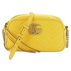 Used Gucci GG Marmont Shoulder Bag Matelasse Leather Small