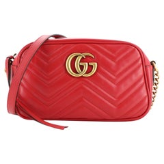 Gucci GG Marmont Shoulder Bag Matelasse Leather Small