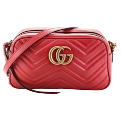 Gucci GG Marmont Shoulder Bag Matelasse Leather Small