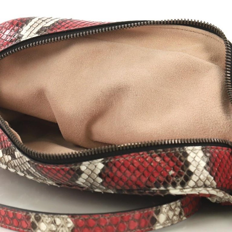 Gucci GG Marmont Shoulder Bag Matelasse Python Small For Sale at 1stdibs
