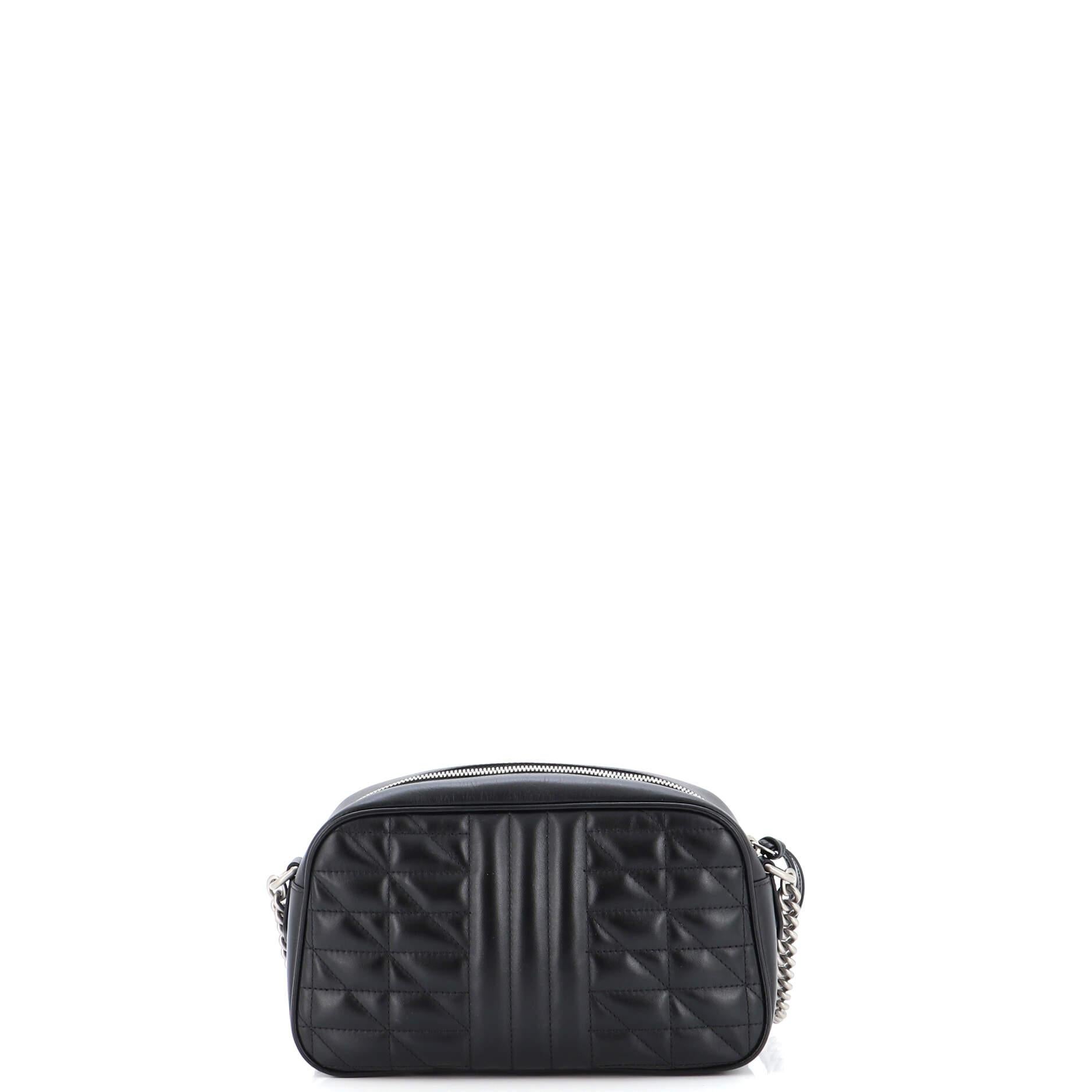 Gucci GG Marmont Shoulder Bag Mixed Matelasse Leather Small In Good Condition In NY, NY
