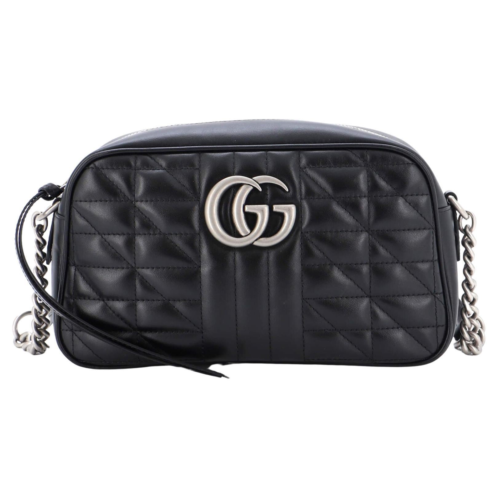 Chanel vintage collectible 1994 quilted black lambskin Duma CC