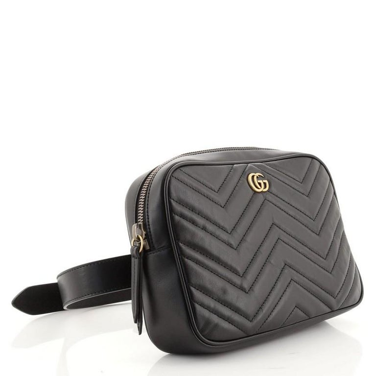 Gucci GG Marmont Square Belt bag Matelasse Leather at 1stDibs