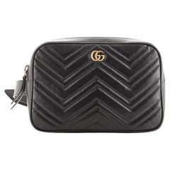  Gucci GG Marmont Square Belt bag Matelasse Leather
