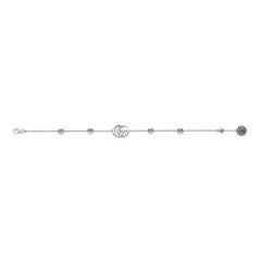 Gucci GG Marmont Sterling Silver Bracelet Pink MOP YBA527393002
