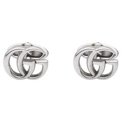 Gucci GG Marmont Sterling Silver Double G Cufflinks YBE577299001