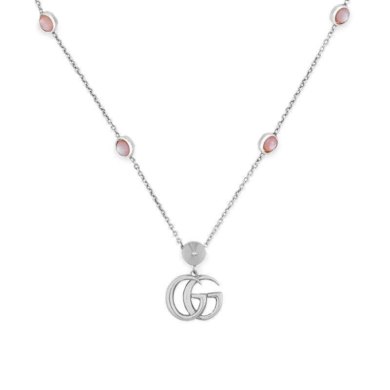silver gucci necklace