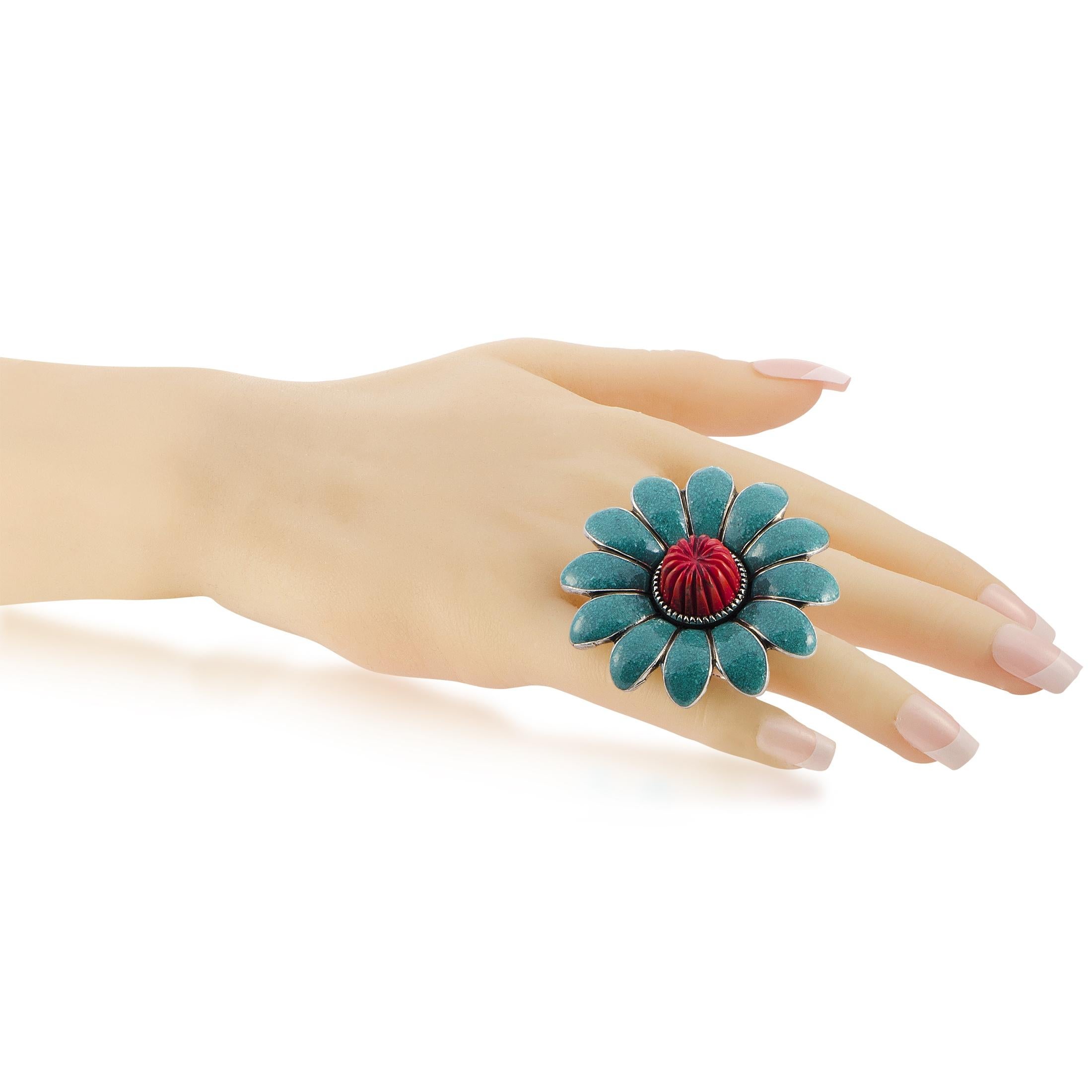 gucci ring turquoise