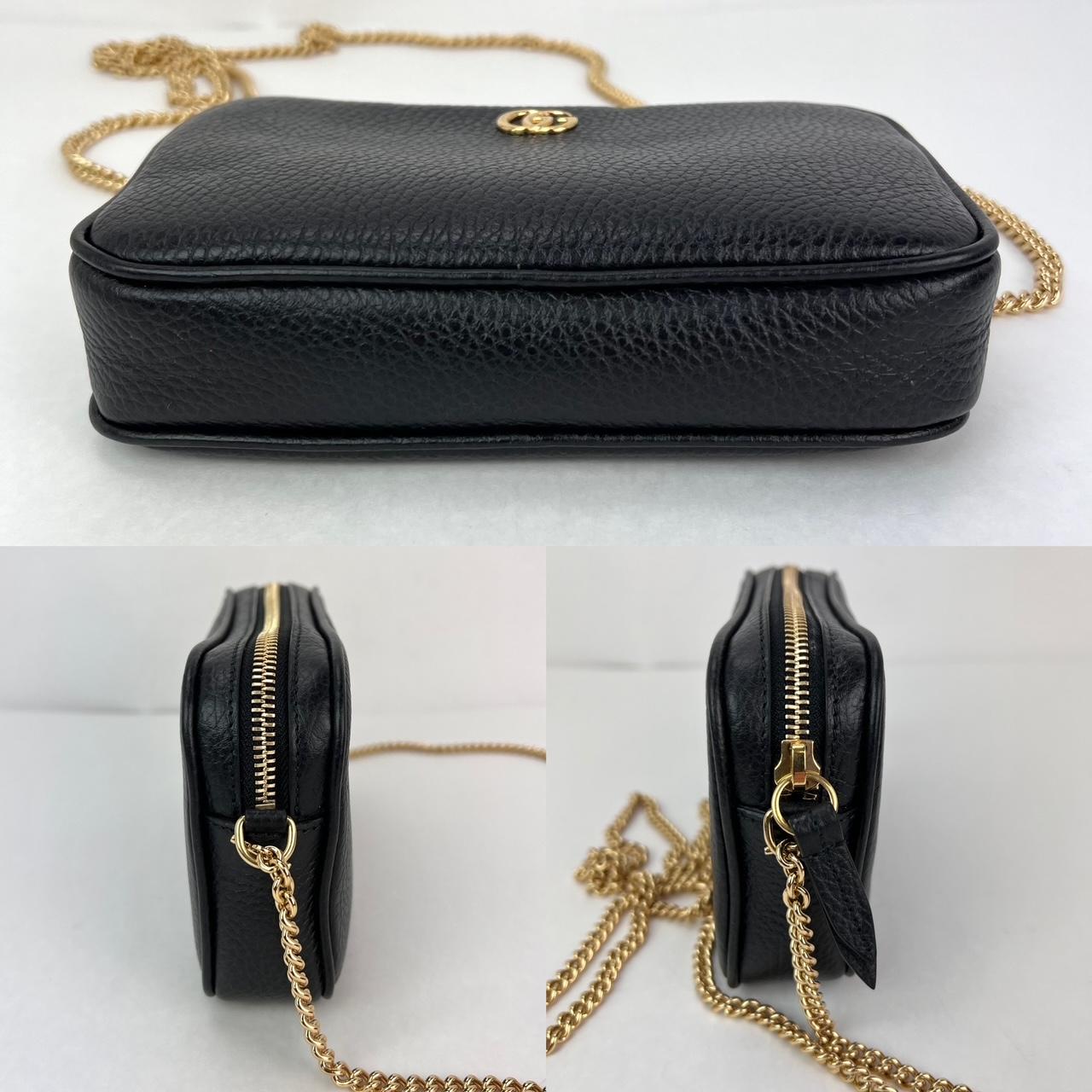 Usado 100% Auténtico
Bolso Crossbody Gucci GG Marmont Super Mini falta de piel de becerro
VALORACIÓN: A...excelente, casi nuevo, tiene pocos o ningún signo de desgaste 
MATERIAL: piel de becerro
CORREA: correa dorada extraíble de 51'' de longitud