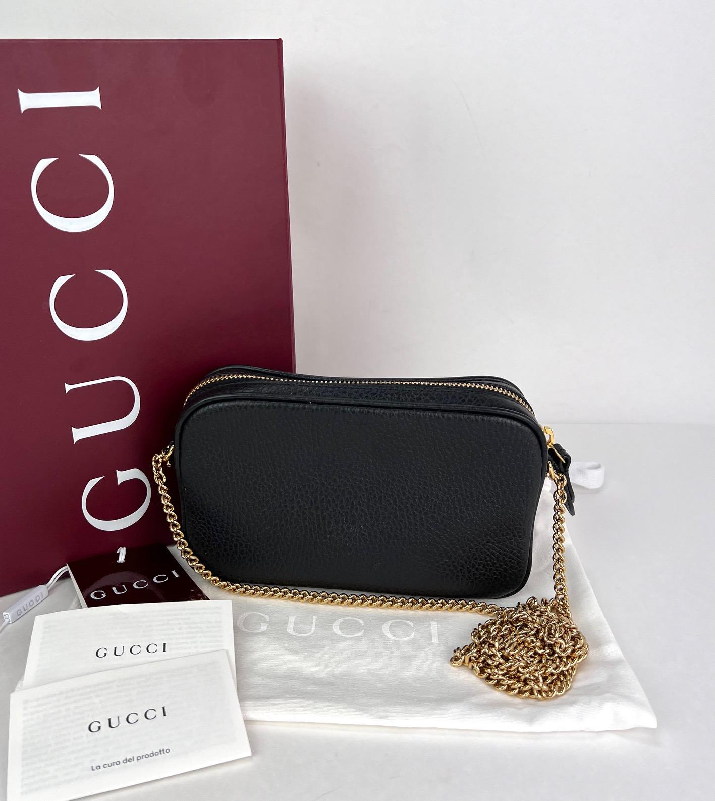 Bolso Crossbody Gucci GG Marmont Super Mini falta de piel de becerro en venta 4