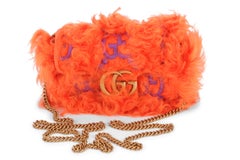 Gucci GG Marmont Super Mini Shearling