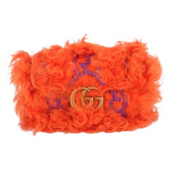 Gucci GG Marmont Super Mini Shearling