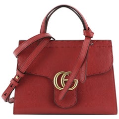 Gucci GG Marmont Top Handle Bag Leather Mini