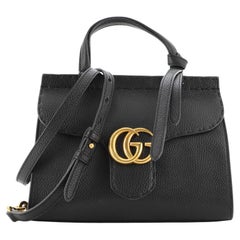 Gucci GG Marmont Top Handle Bag Leather Mini